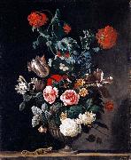 Flowers in a Stone Vase Abraham jansz.begeyn